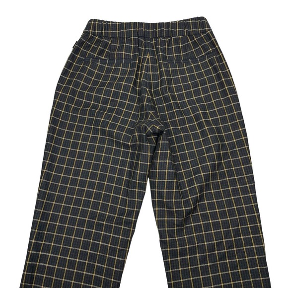 MASSIMO DUTTI Plaid Wool Blend Pull On Pants Sz 2 - Picture 5 of 6